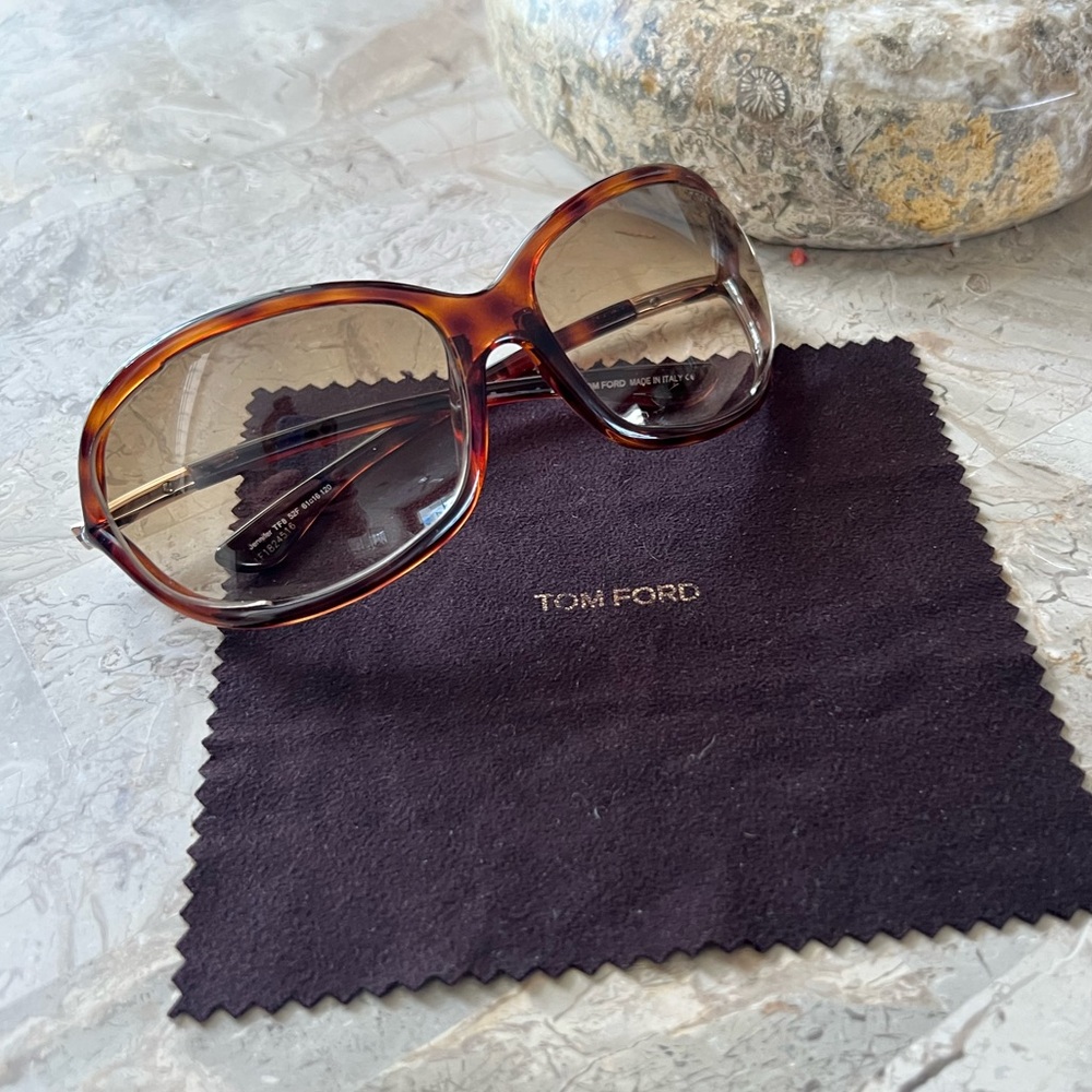 Tom Ford Jennifer Tortoise Shell Sunglasses